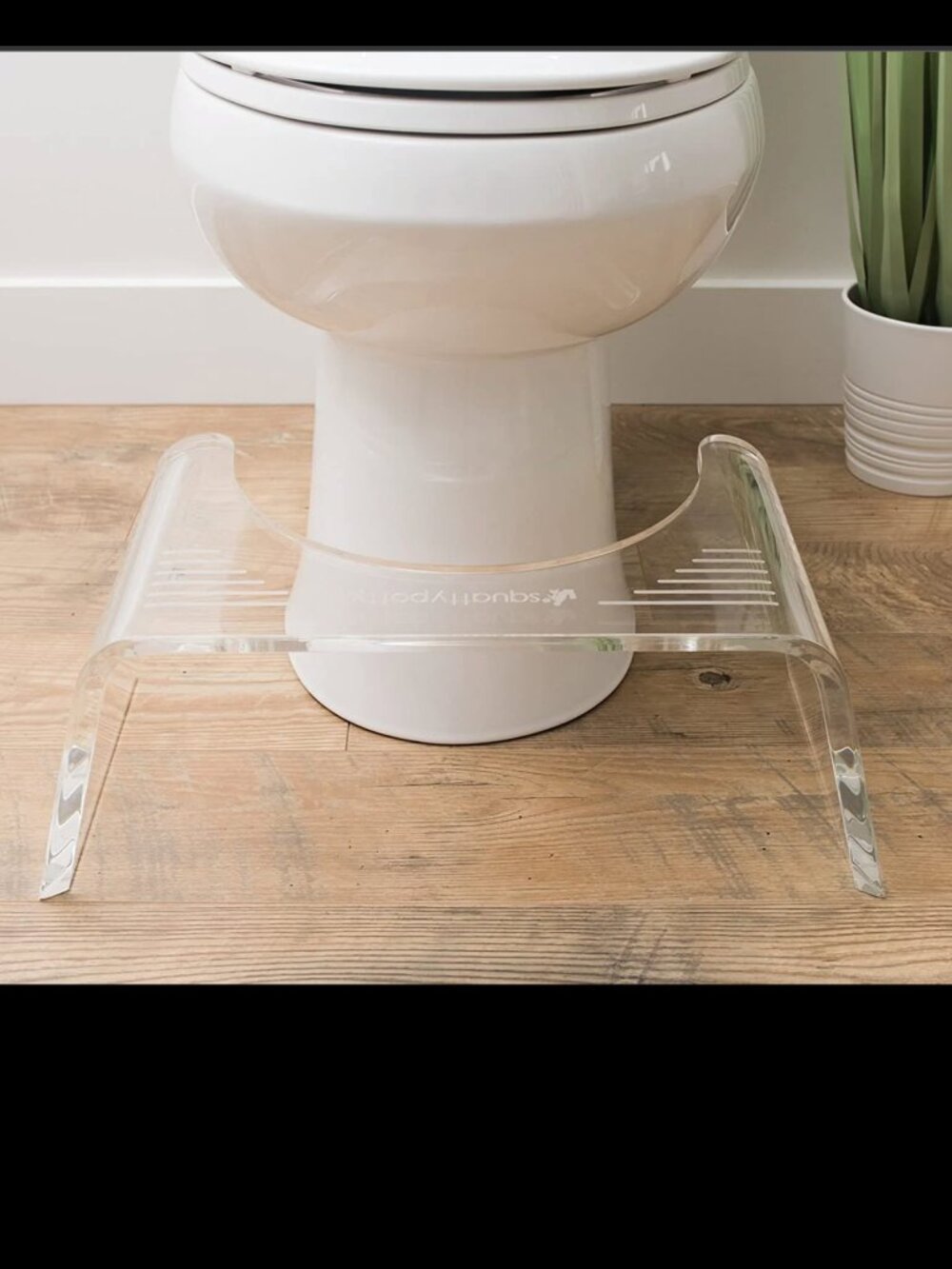 Squatty Potty Clear Acrylic "Slim Ghost" - Picture 2 of 6